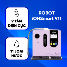Máy Lọc Nước ion kiềm Nóng Thông Minh IONSMART 911 được ROBOT nghiên cứu phát triển phù hợp cho người Việt