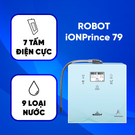 Máy lọc nước điện giải ion kiềm IonPrince 79 tinh hoa công nghệ điện phân - sỡ hữu 7 tấm điện cực titanium